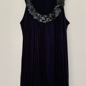 Maddy m midnight blue sequin dress Small